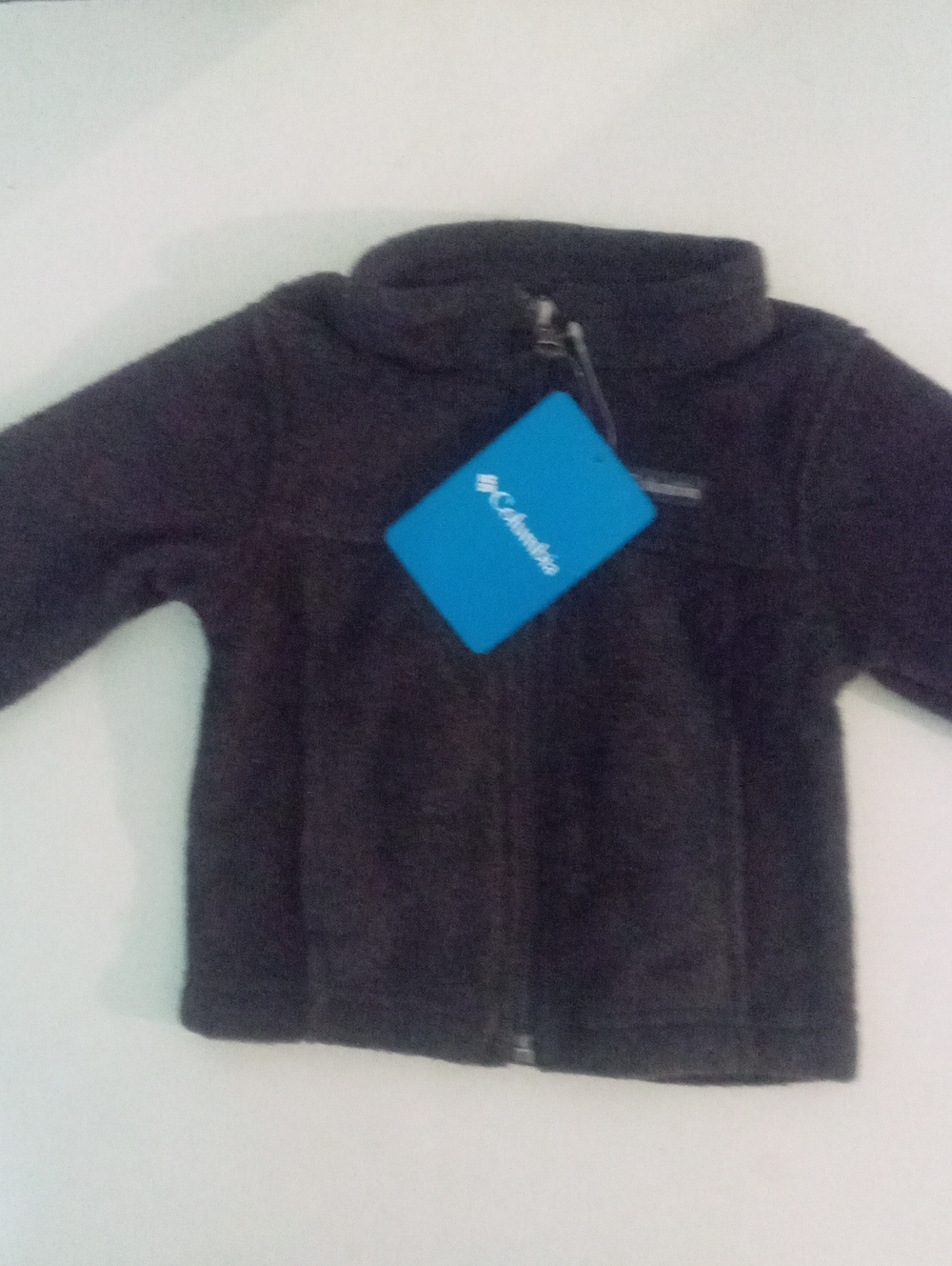 * Columbia Kids' Dark Gray Fleece Jacket - Zipper Front 3-6 Month NWT $45